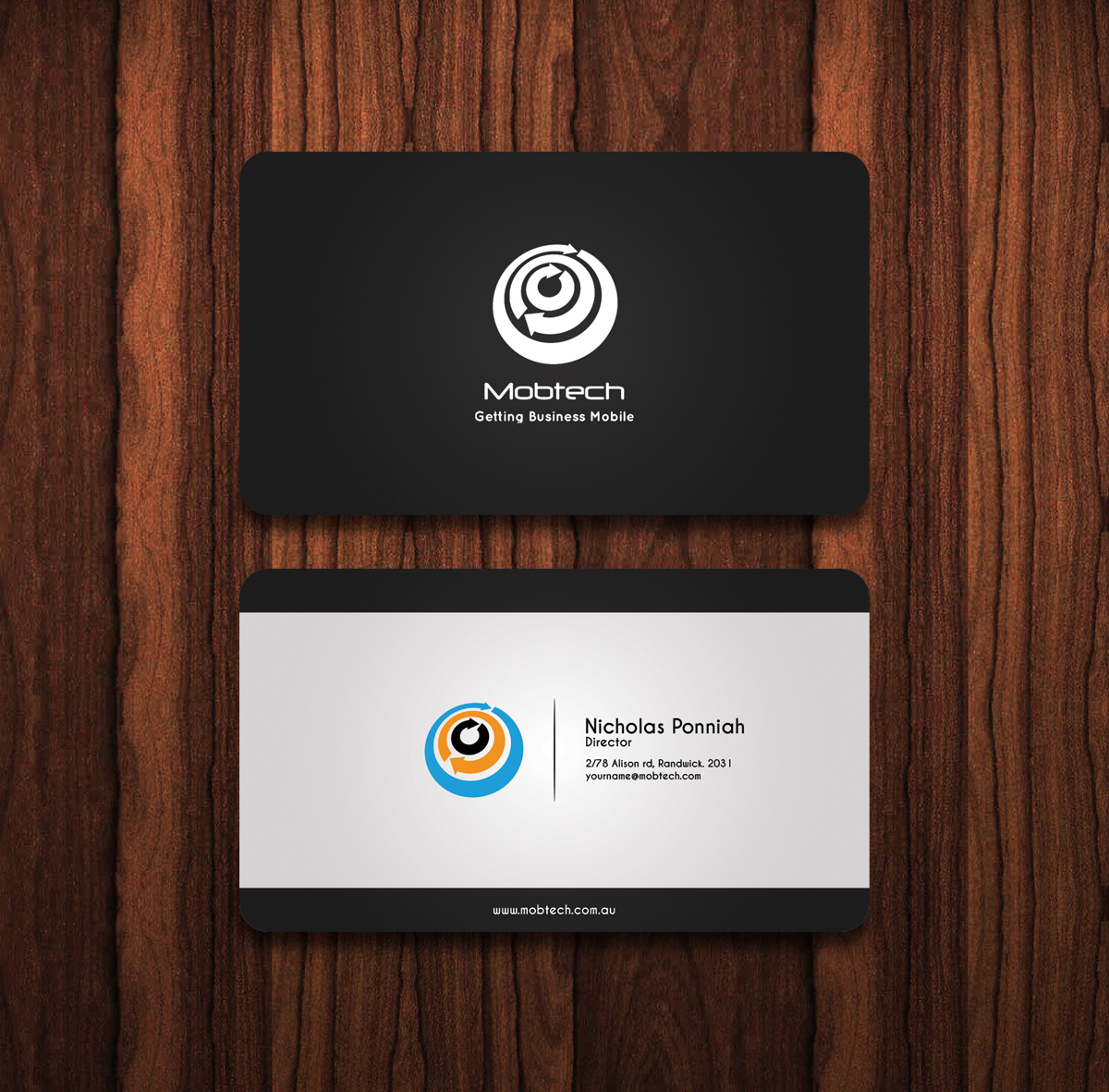 Business Card Design by TS Designs for MobTech | Design #1984341