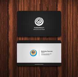Business Card Design by TS Designs for MobTech | Design: #1984341