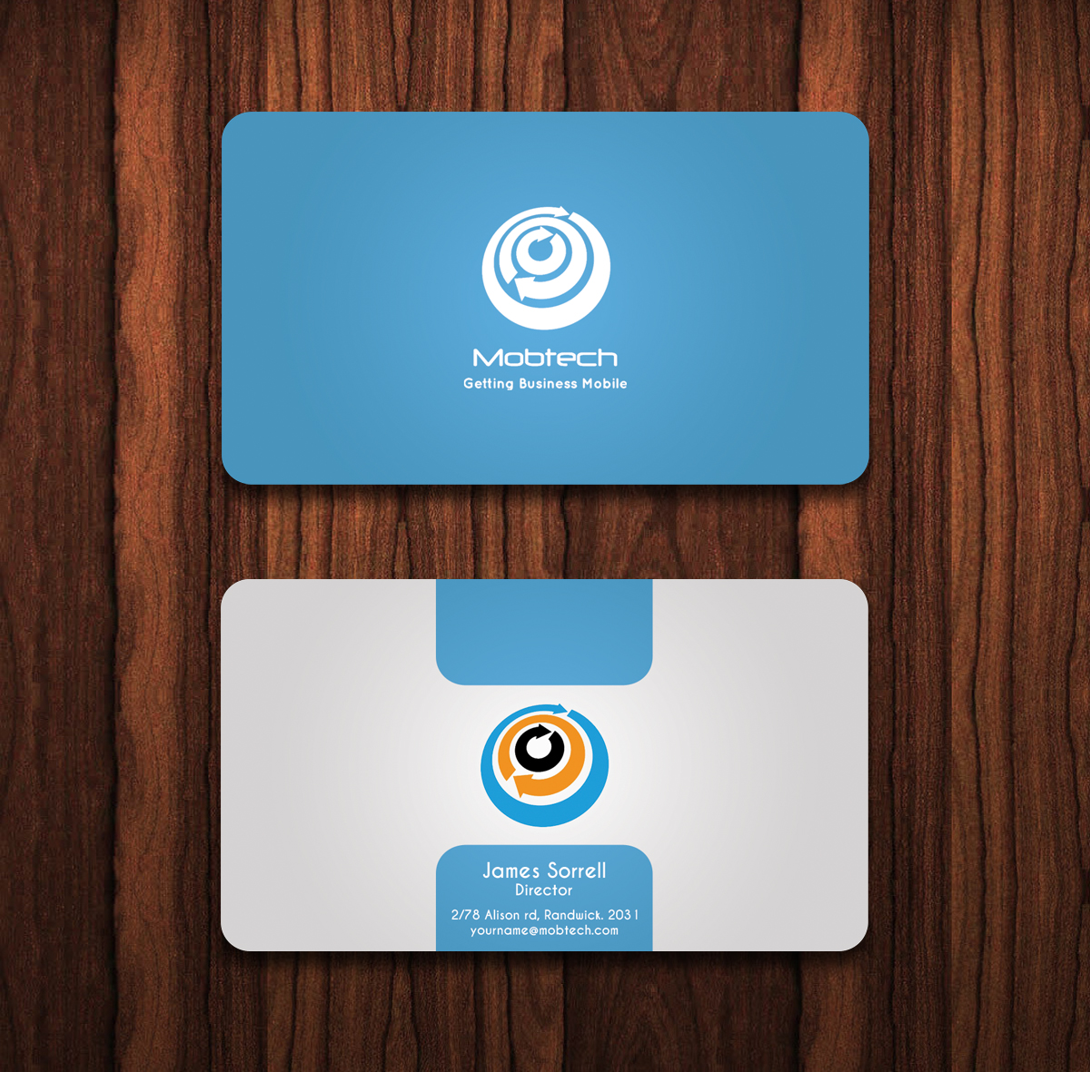 Business Card Design by TS Designs for MobTech | Design #1984408