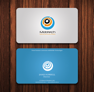 Business Card Design by TS Designs for MobTech | Design: #1984589