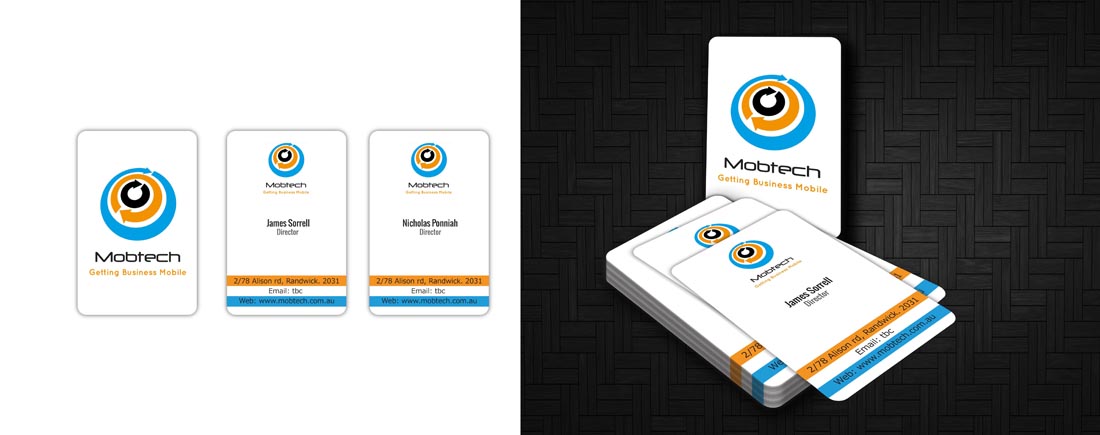 Visitenkarten-Design von Yogesh Samdarshi für MobTech | Design #1991139