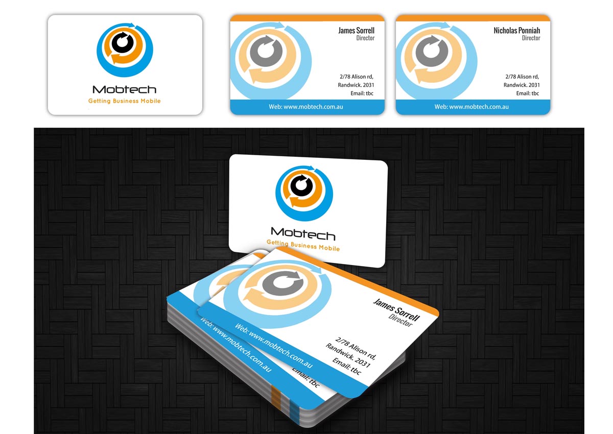 Design de Carte de Visite par Yogesh Samdarshi pour MobTech | Design #1991141