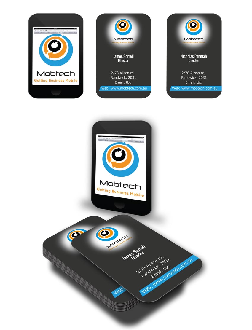 Business Card Design by Yogesh Samdarshi for MobTech | Design #1991166