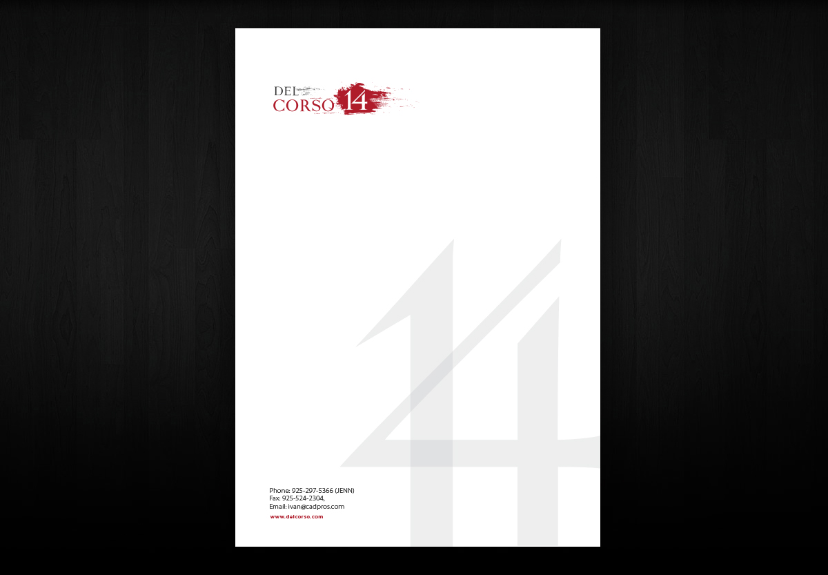 Diseño de Logo por Sonya para Del Corso 14, LLC | Diseño #8502252