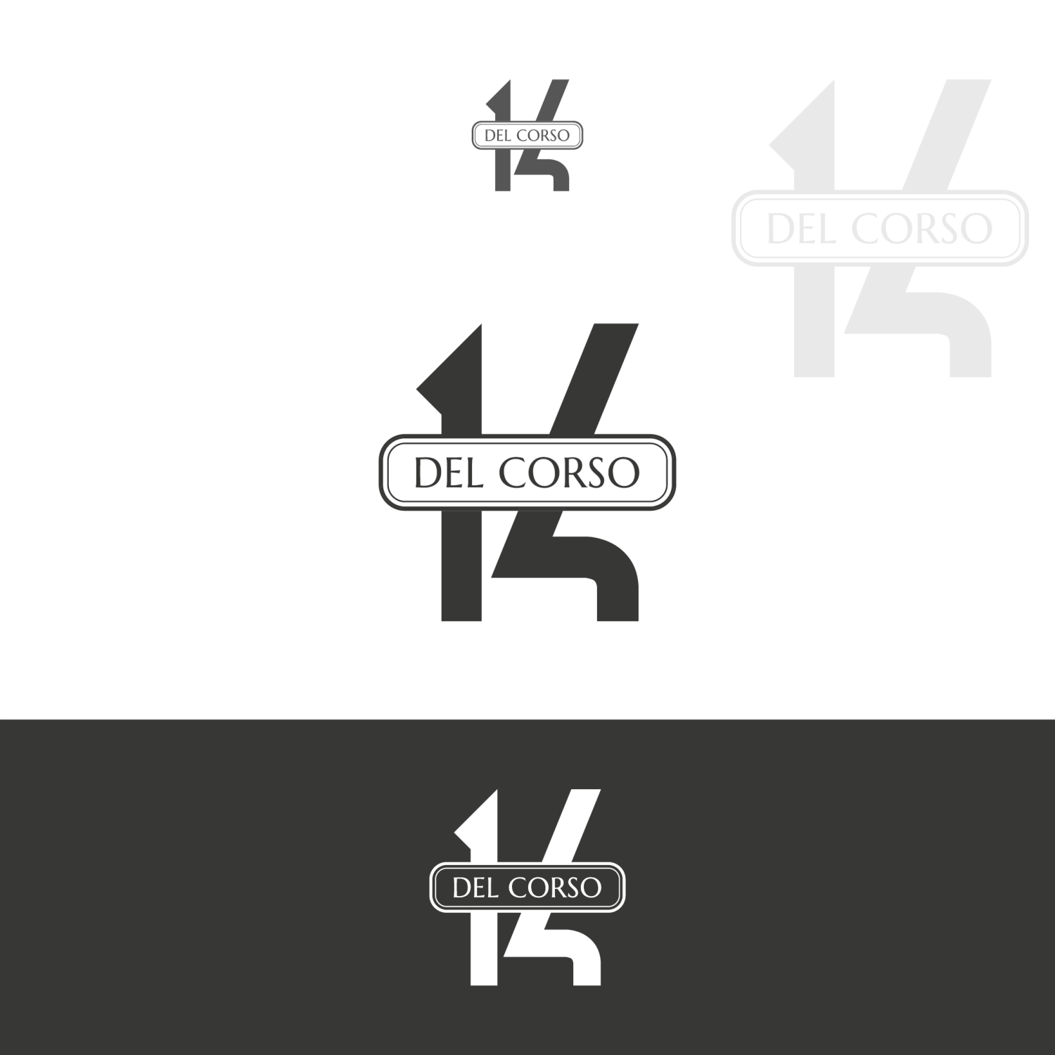 Diseño de Logo por KreatifNusantara para Del Corso 14, LLC | Diseño #8439141