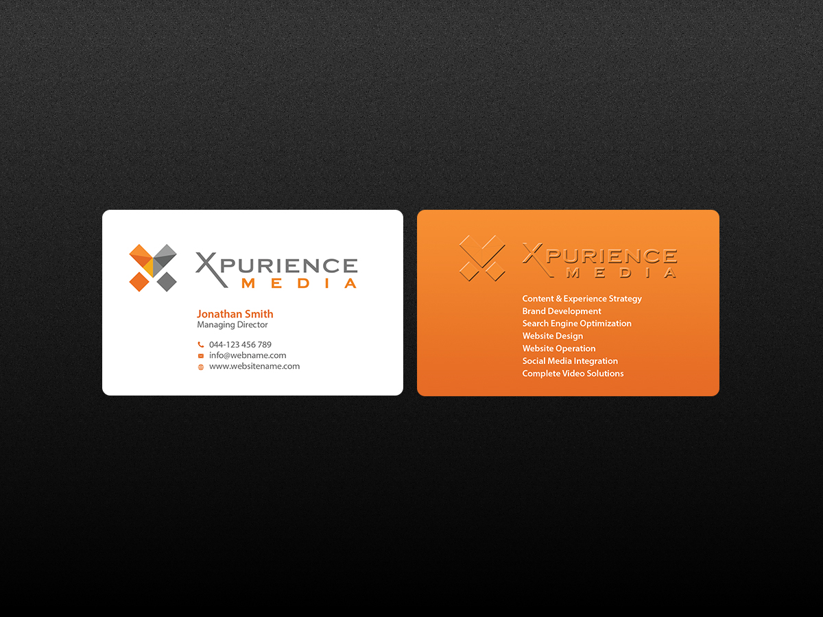 Business Card Design by Creations Box 2015 for this project | Design #8507014