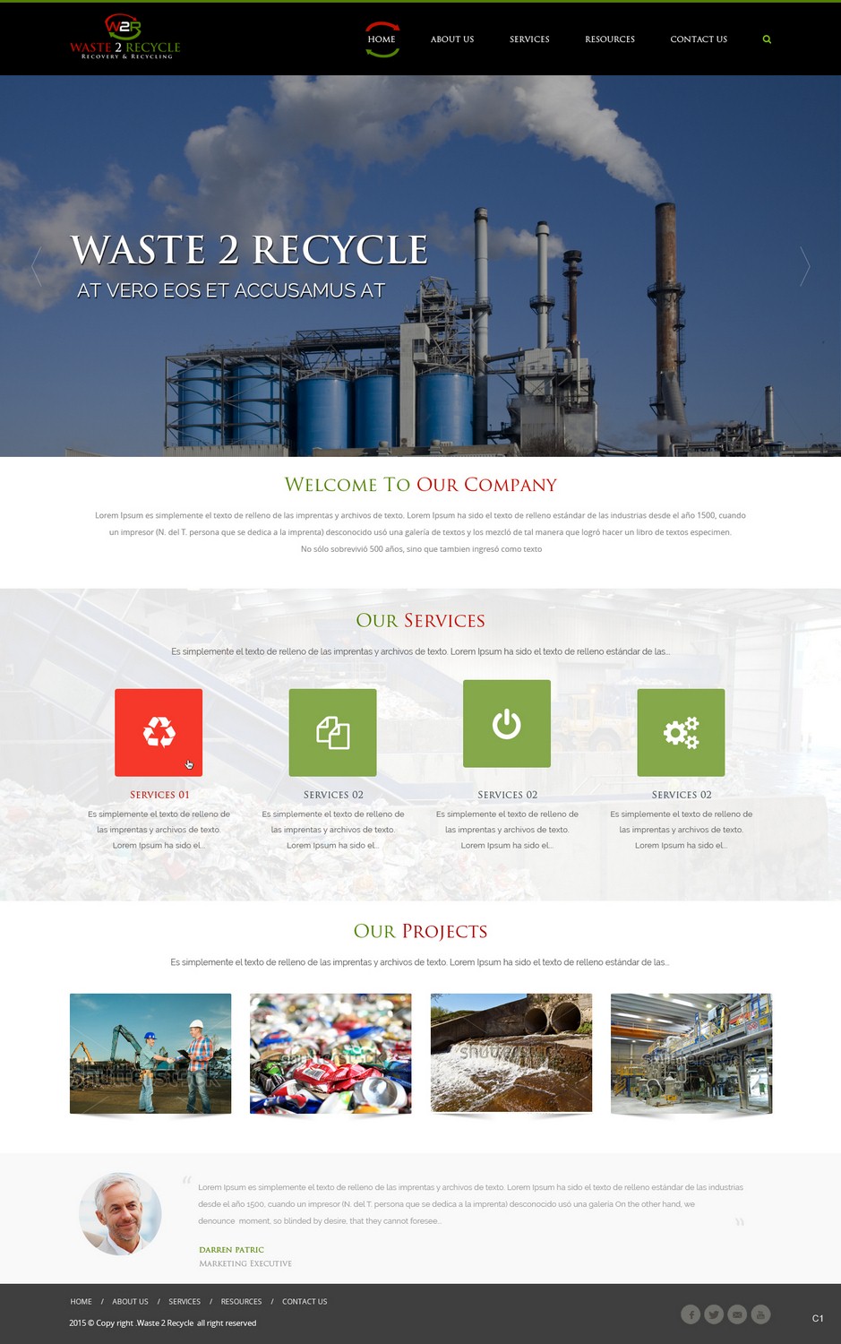 Web Design by pb for Waste 2 Recycle | Design #8463022