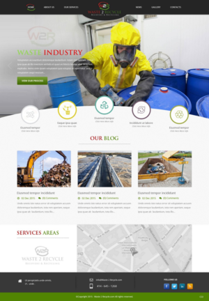 Web Design par pb pour Waste 2 Recycle | Design : #8463051
