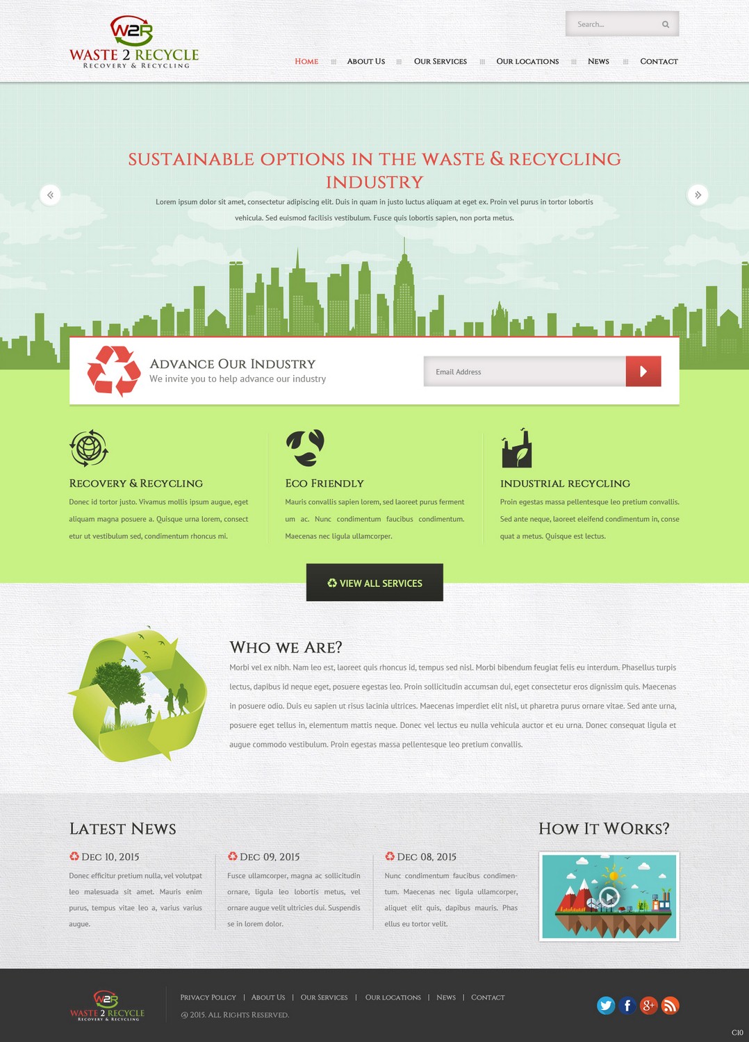Web-Design von pb für Waste 2 Recycle | Design #8472669