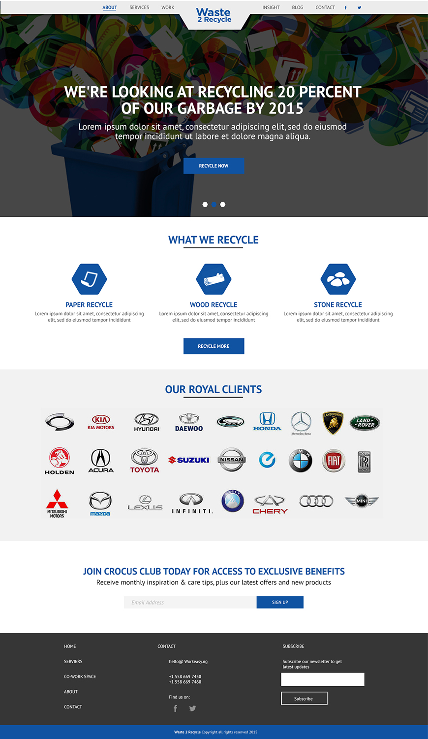 Web-Design von logo.develop für Waste 2 Recycle | Design #8475269