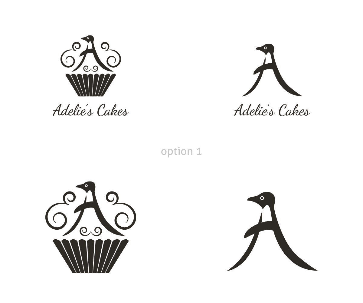 Logo Design by Kitchenfoil for Adelie's Cakes | Design #2041273