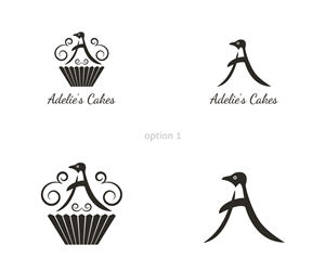 Logo Design by Kitchenfoil for Adelie's Cakes | Design: #2041273