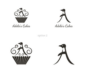 Logo Design by Kitchenfoil for Adelie's Cakes | Design: #2041274