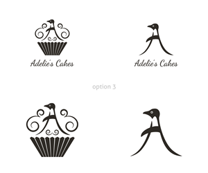 Logo Design by Kitchenfoil for Adelie's Cakes | Design: #2041276