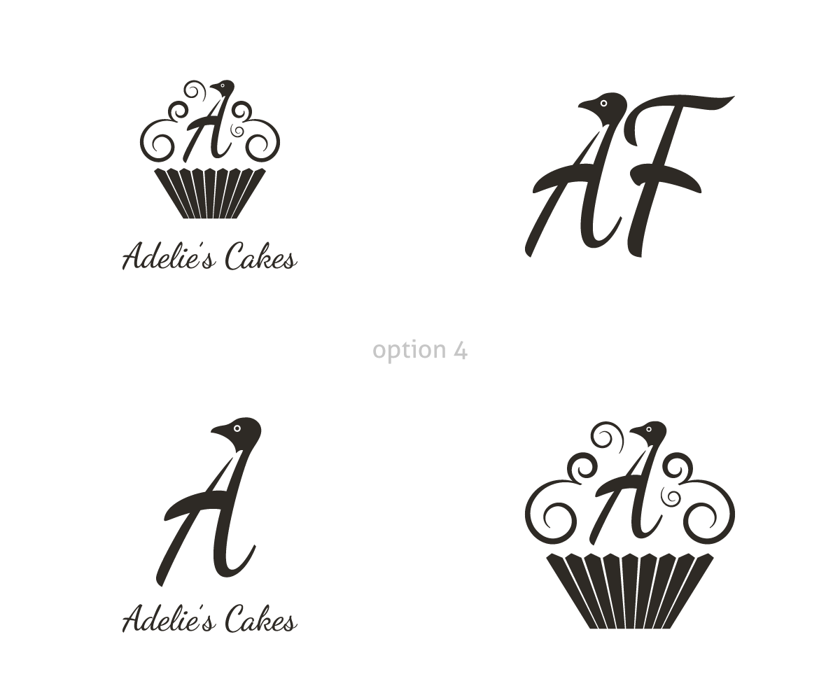 Logo Design by Kitchenfoil for Adelie's Cakes | Design #2041277