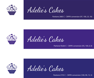 Logo Design by Kitchenfoil for Adelie's Cakes | Design: #2044227