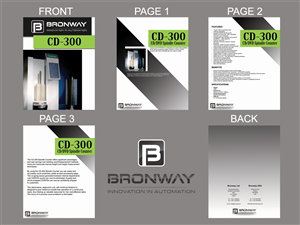 Diseño de Brochure por Fedick para Bronway Automation Ltd | Diseño: #2088286