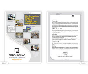 Brochure Design by Deepa Nair for Bronway Automation Ltd | Design #2035516