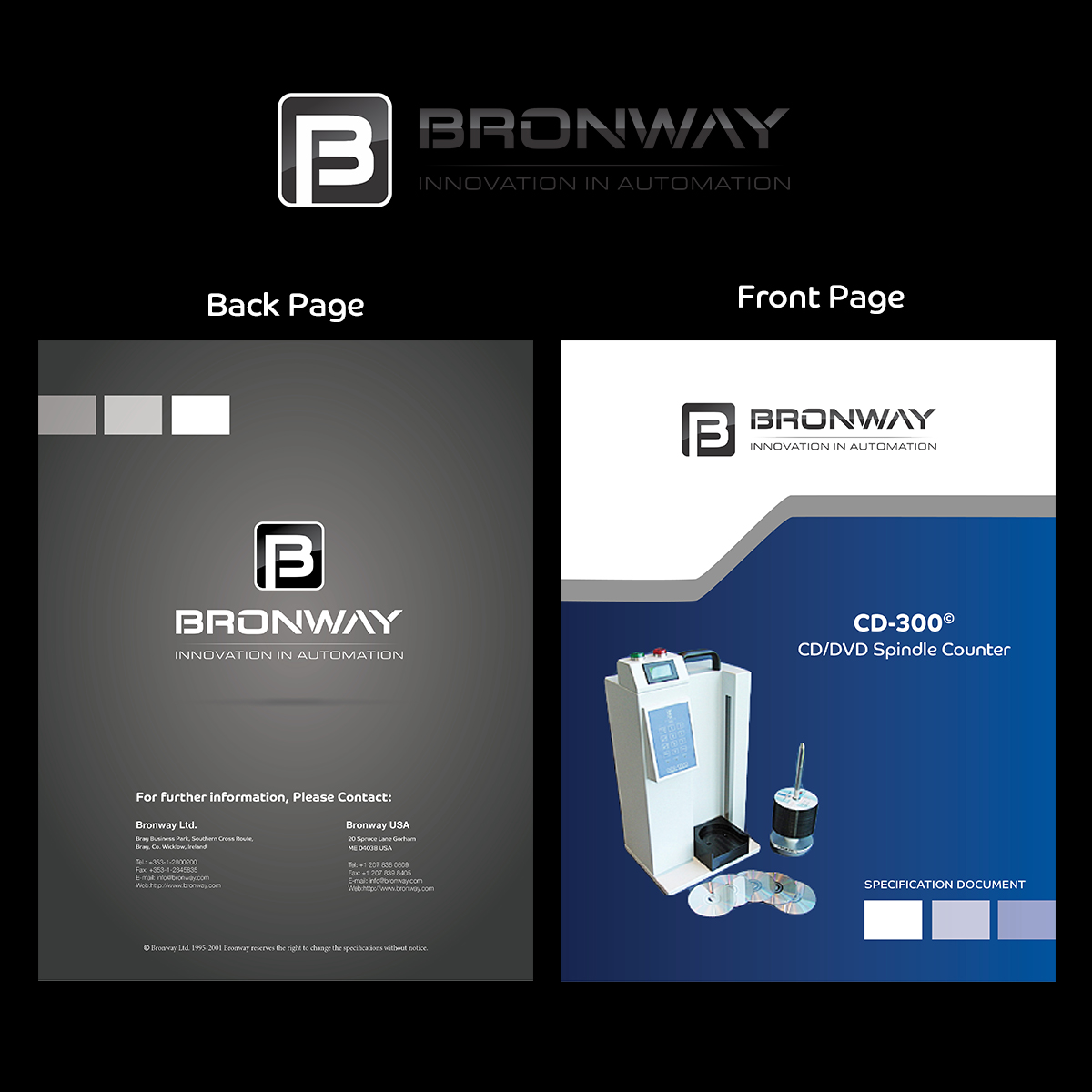 Brochure Design by Mulugeta for Bronway Automation Ltd | Design #2433340