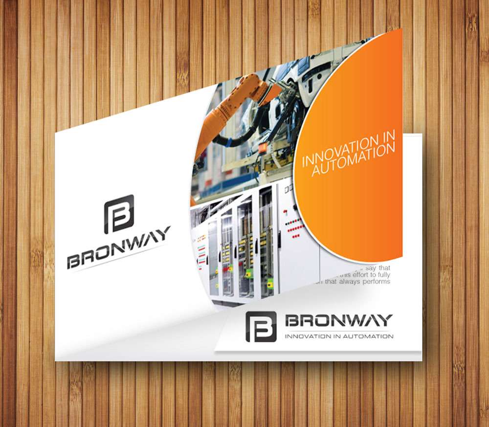 Brochure Design by JCR for Bronway Automation Ltd | Design #2062517