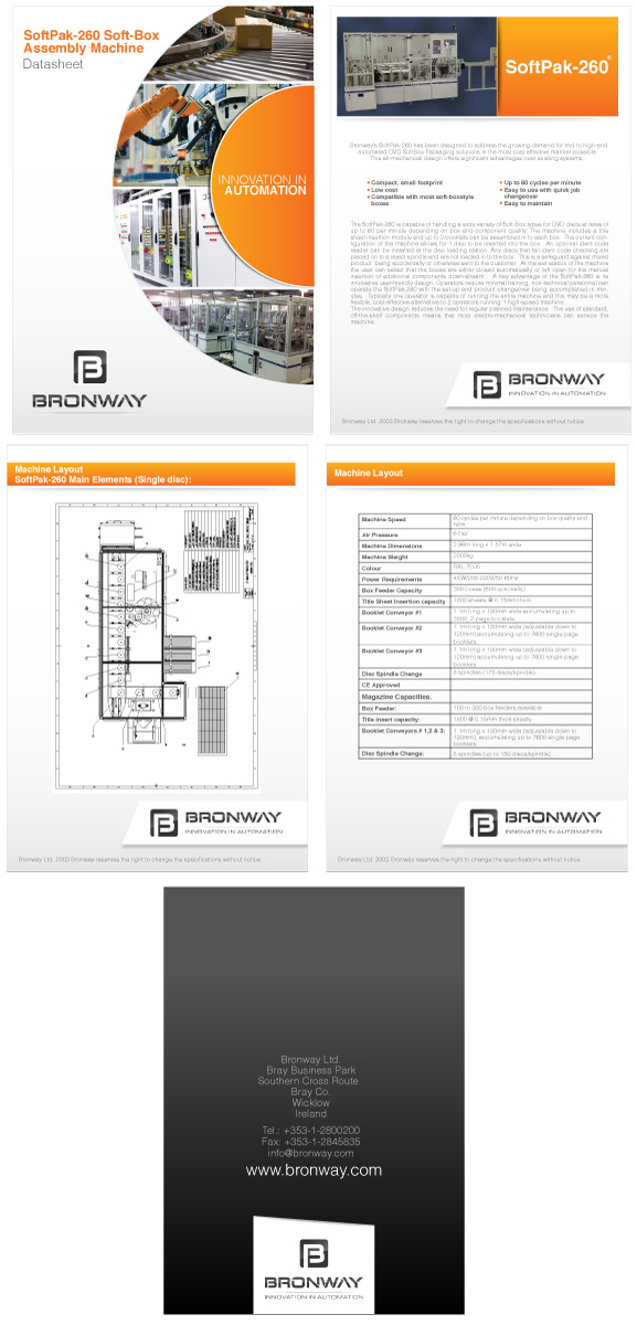 Brochure Design by JCR for Bronway Automation Ltd | Design #2220867