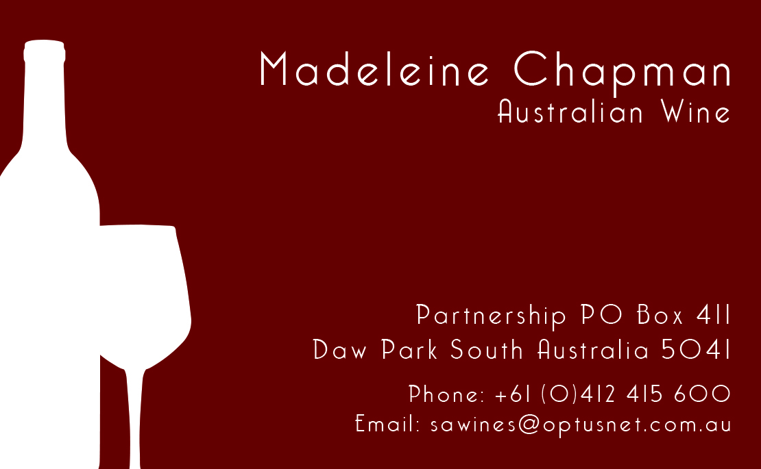 Design de Carte de Visite par Rodrigo Amorim pour Australian Wine Partnership | Design #1993505