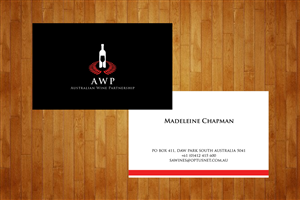 Design de Carte de Visite par Niwa pour Australian Wine Partnership | Design : #2005531