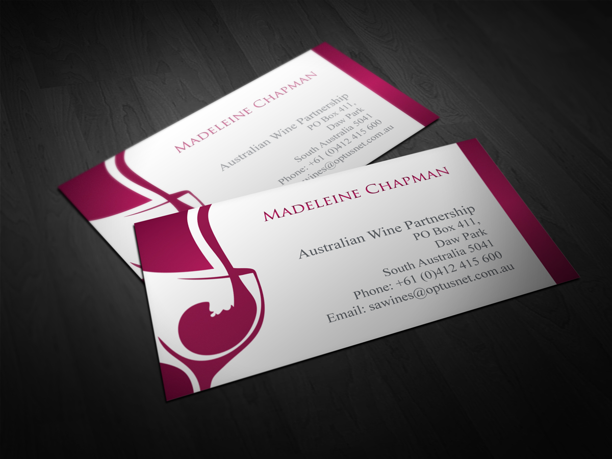 Business Card Design by Nimo_Designs for Australian Wine Partnership | Design #2003899