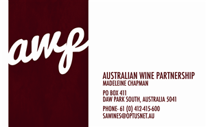 Design de Carte de Visite par kaylad pour Australian Wine Partnership | Design #1994380