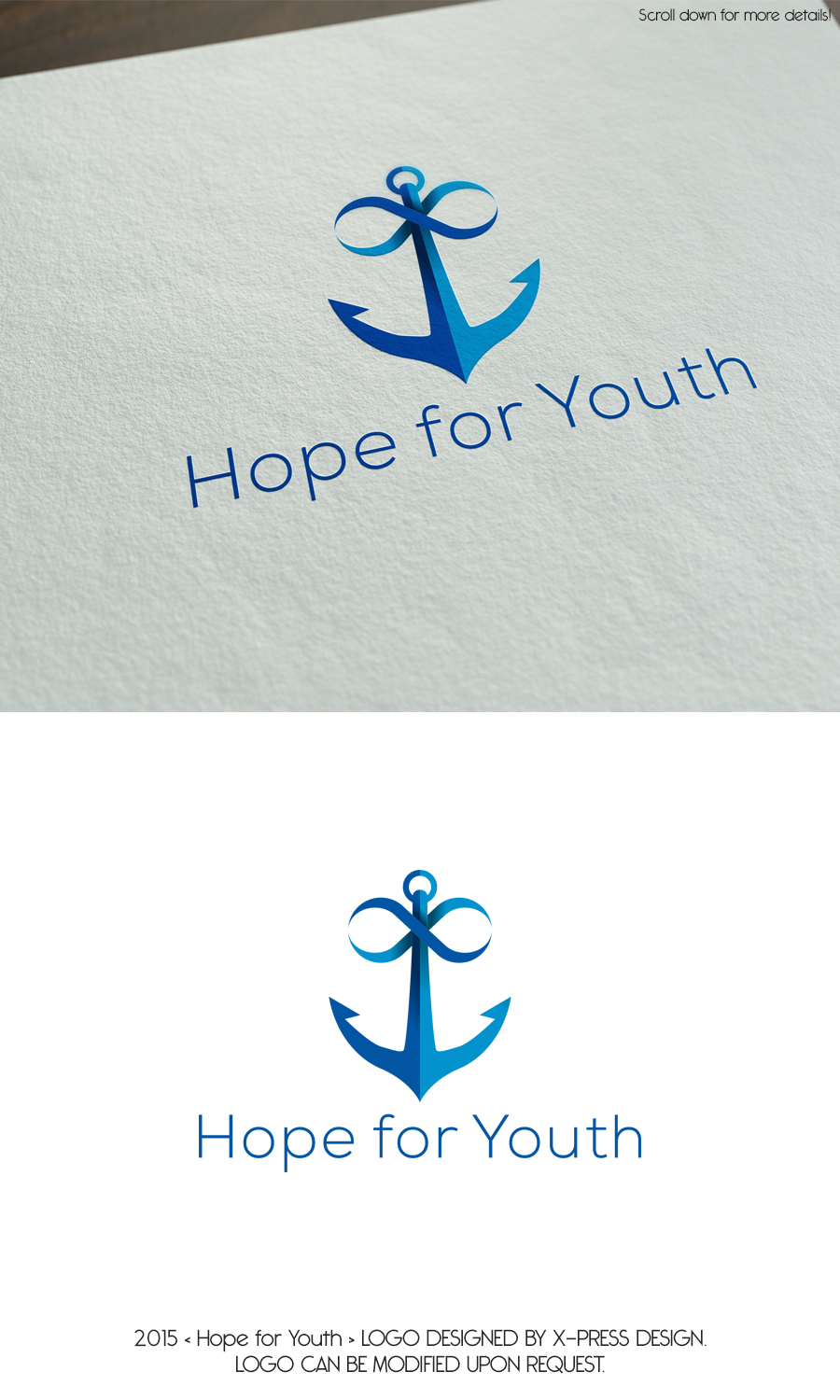 Diseño de Logo por pine design para Hope for Youth Corporation | Diseño #8442122