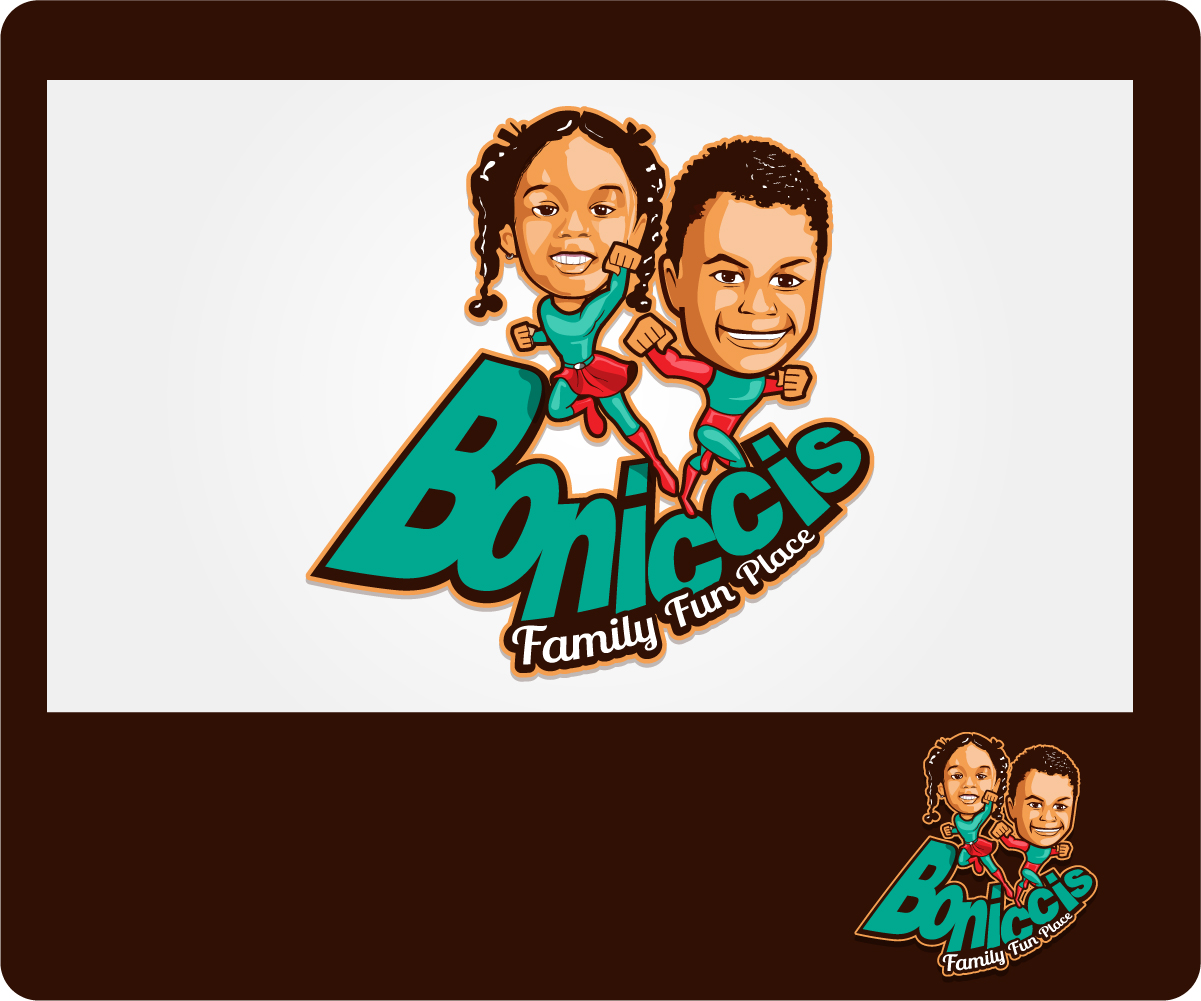 Logo Design by abhijit09 for Boniccis Family Fun Place | Design #8536351
