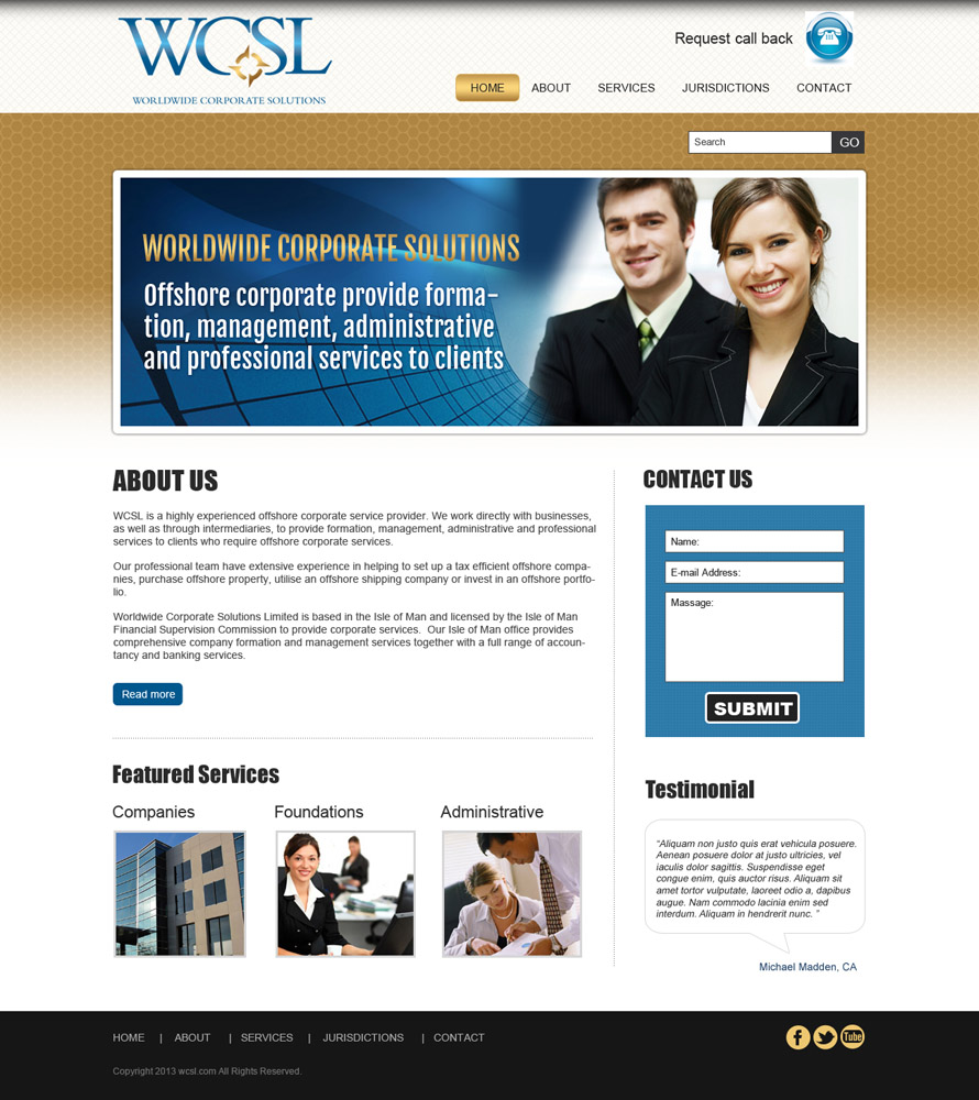 Wordpress Design by Web designer for Urban Media | Design #2006577