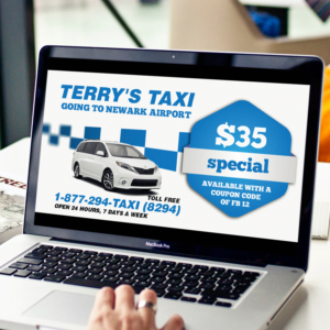 LOCAL TAXI SERVICE NEEDS A BANNER AD DESIGN | Banner Ad Design by senja