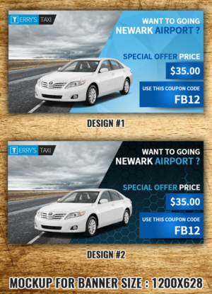 Banner Ad Design by JustACreative1 for TERRY'S TAXI | Design: #8446702