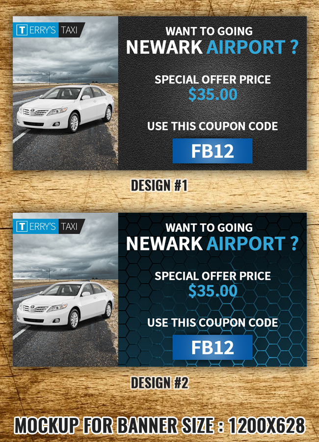 Banner-Design von JustACreative1 für TERRY'S TAXI | Design #8447602