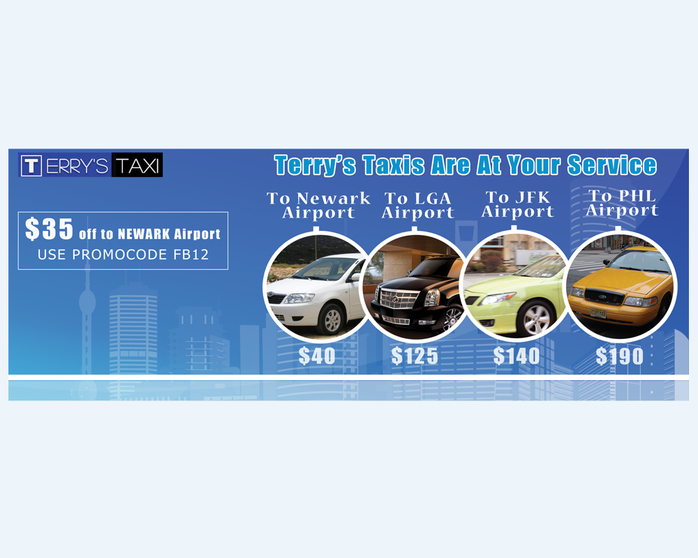 Banner Ad Design by i'M-Suman for TERRY'S TAXI | Design #8453997