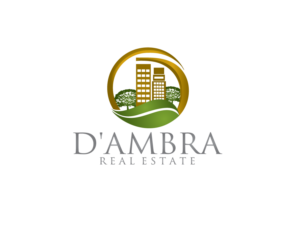 Logo Design by meygekon for D'AMBRA REAL ESTATE | Design: #8491554
