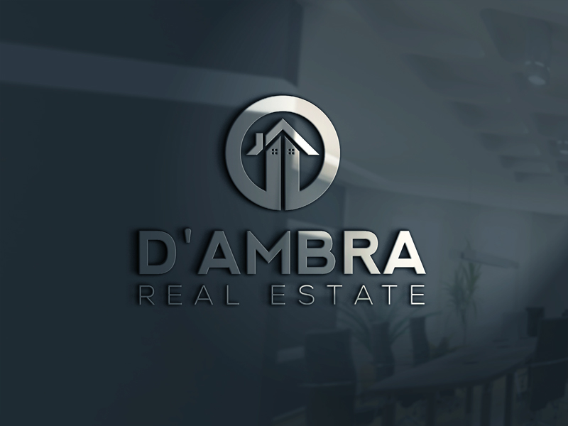 Logo Design by Violet for D'AMBRA REAL ESTATE | Design #8438000