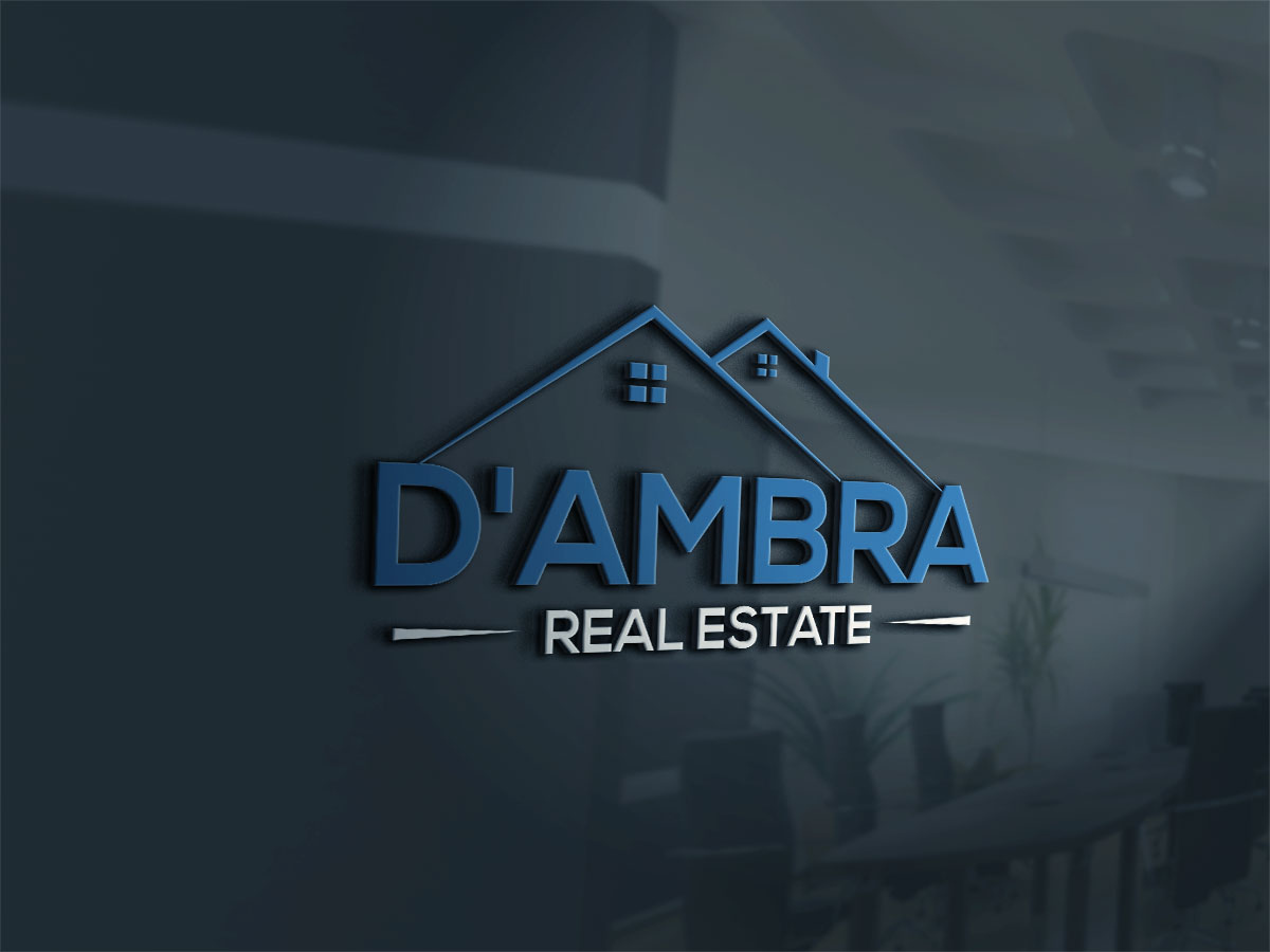 Logo Design by Atec for D'AMBRA REAL ESTATE | Design #8437137