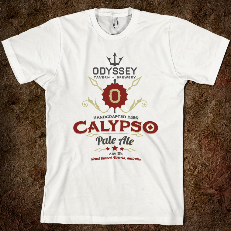Etikett-Design von llamagoose für Odyssey Tavern & Brewery Pty Ltd | Design #2070369