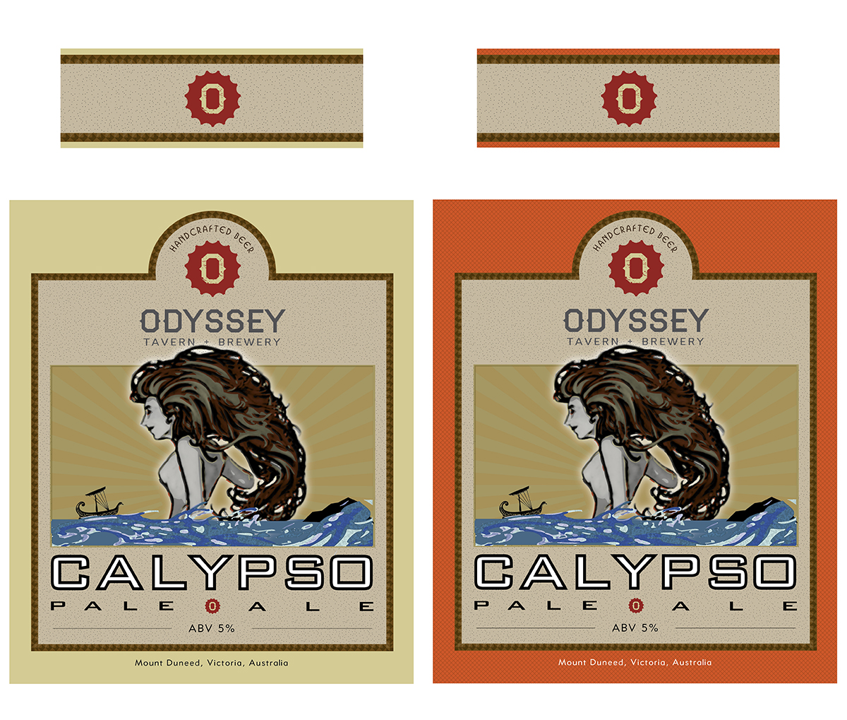 Label Design by J P for Odyssey Tavern & Brewery Pty Ltd | Design #2058271