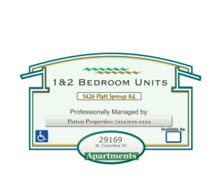 Signage Design by Saly for this project | Design: #9222755