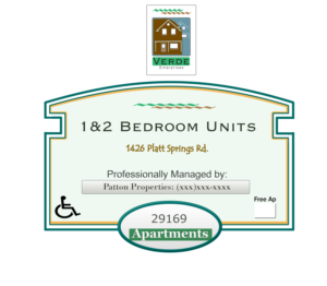 Signage Design by Saly for this project | Design: #9222941