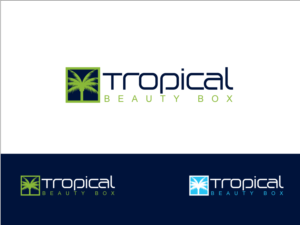 Tropical Beauty Box  | Logo Design by Graphic Bricks