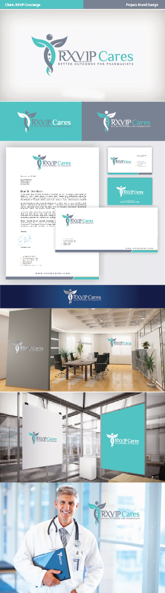 Logo Design by debdesign for RXVIP Enterprises, LTD | Design: #8466544