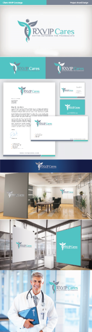 Logo Design by debdesign for RXVIP Enterprises, LTD | Design: #8466544