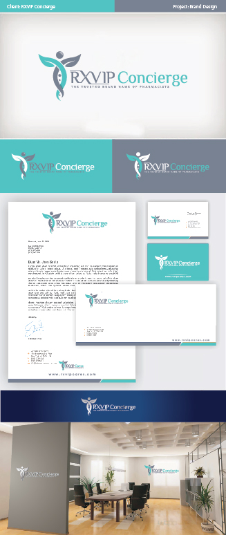 Logo Design by debdesign for RXVIP Enterprises, LTD | Design #8472195