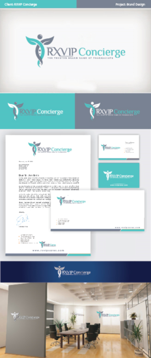 Logo Design by debdesign for RXVIP Enterprises, LTD | Design: #8472195