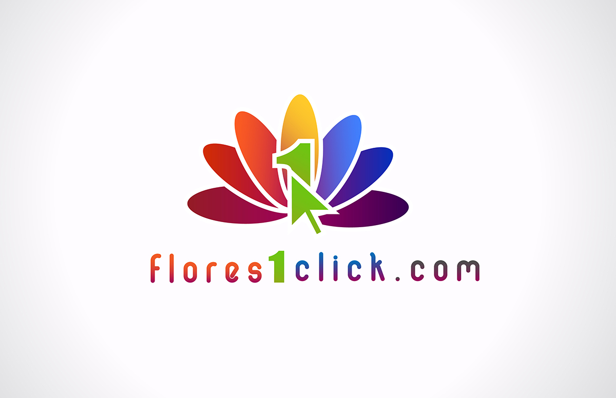 Logo Design by Dan D for Flores1Click - NIF: B-94055530 | Design #2049548