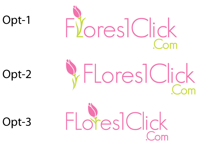 Logo Design by Ajay Soni for Flores1Click - NIF: B-94055530 | Design #2023205